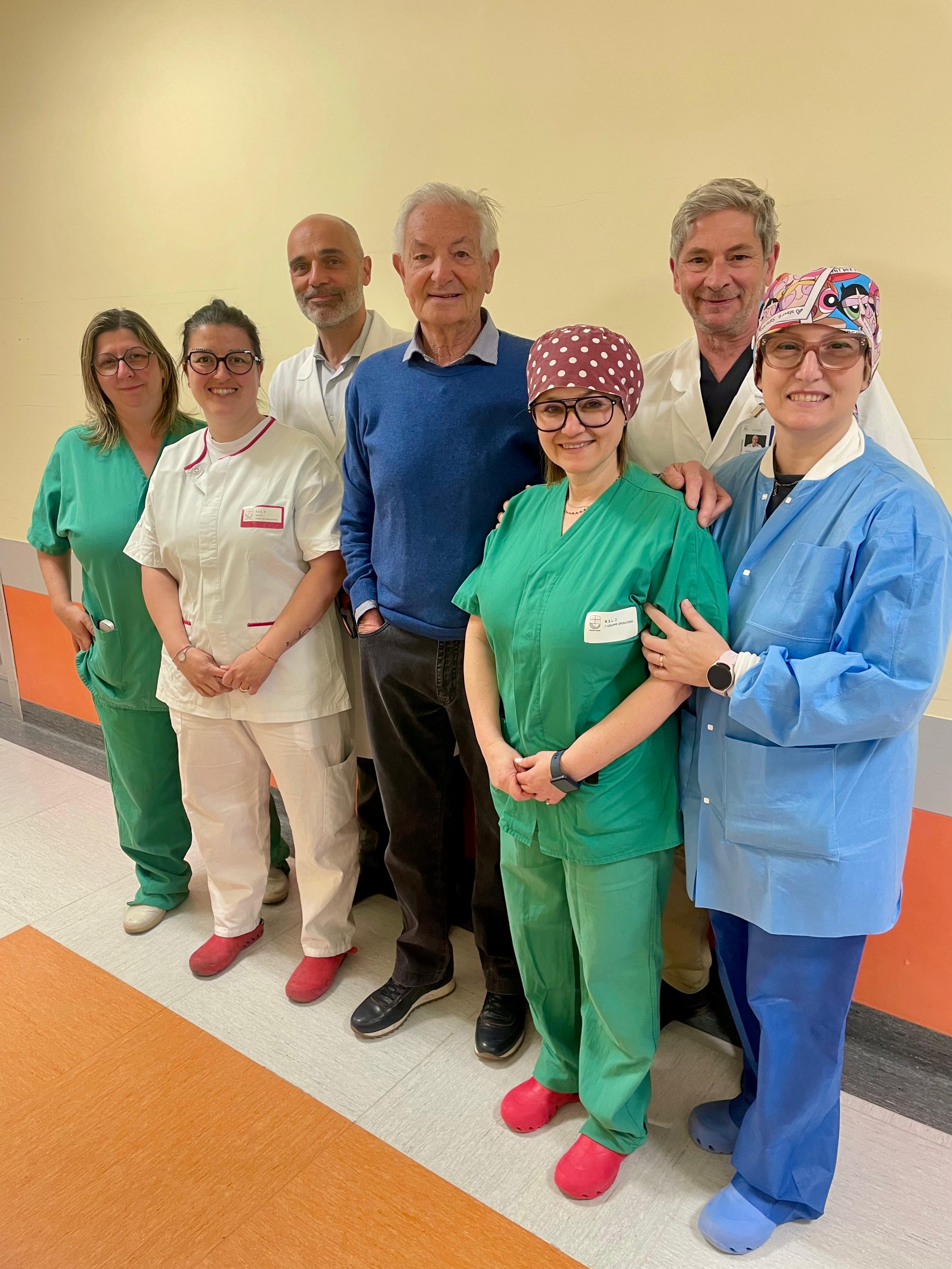 equipe chirurgia toracica Santa Corona