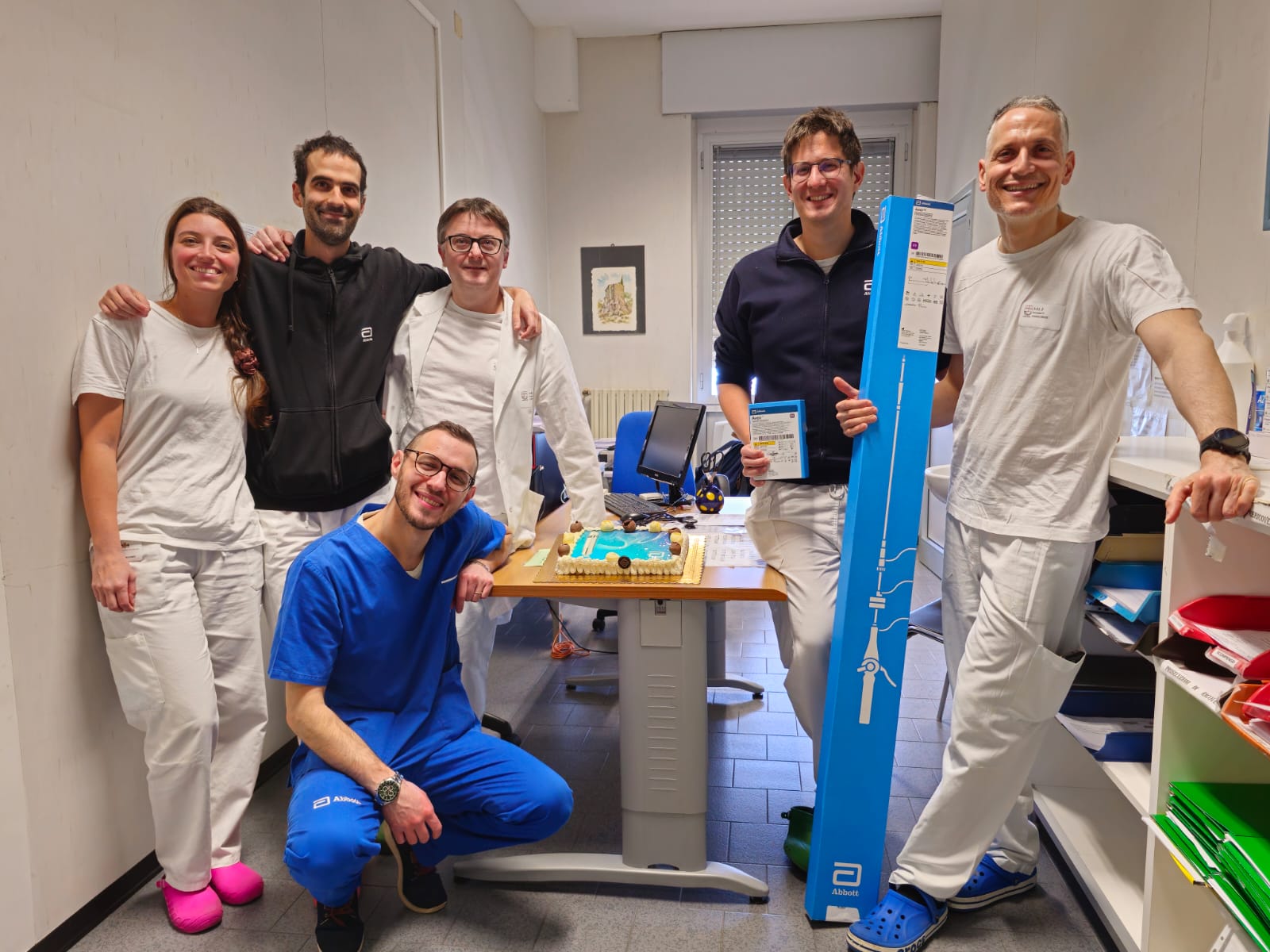 L'equipe di Elettrofisiologia dell'Ospedale San Paolo di Savona