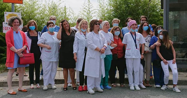 Foto di gruppo alla consegna del premio Fidapa