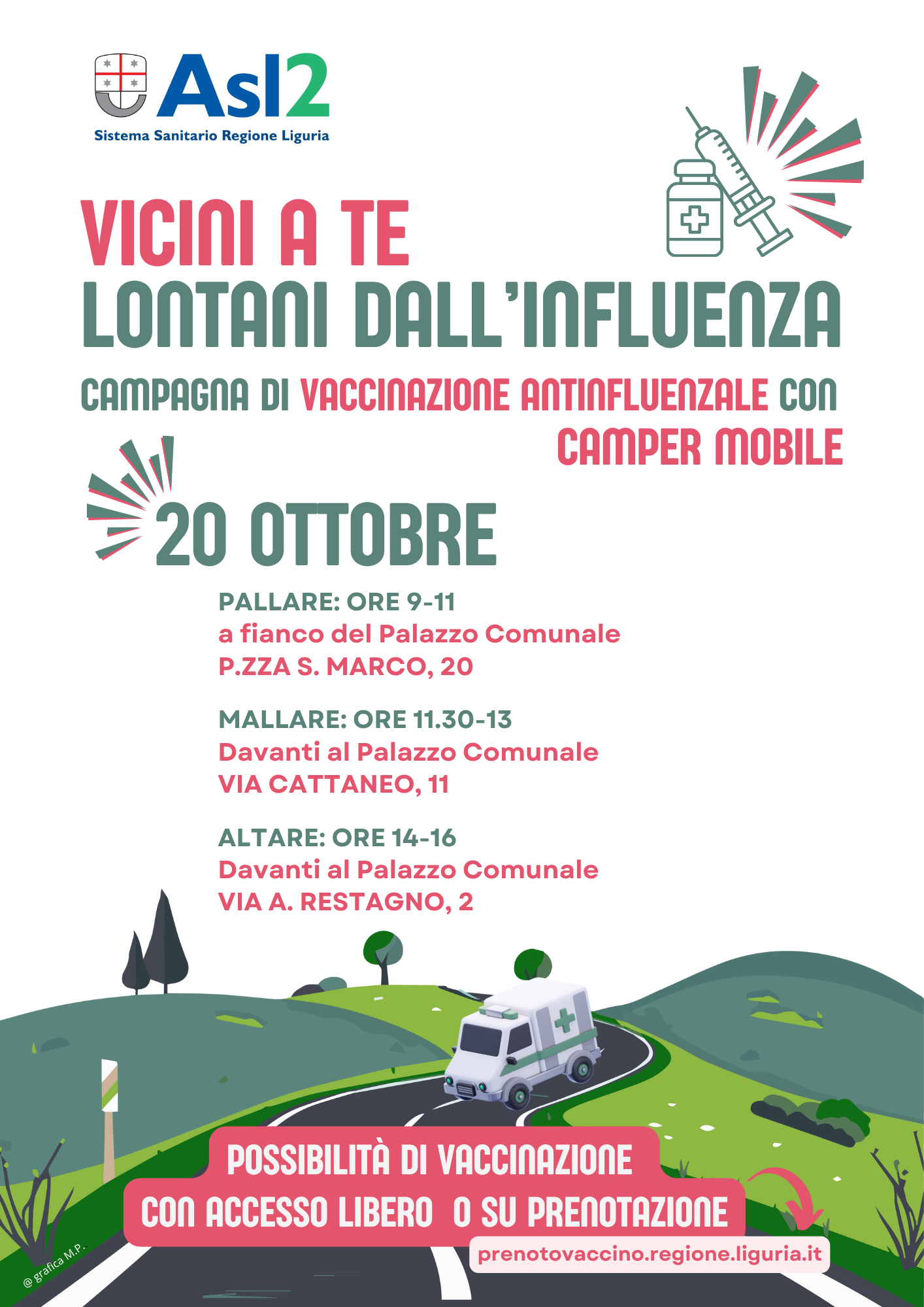 Calendario camper vaccinale Asl2
