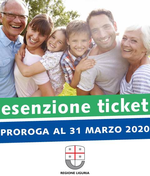 Esenzione ticket 2020