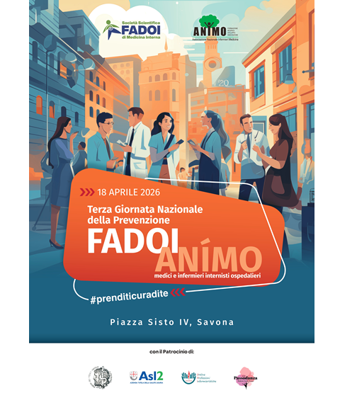 locandina Terza giornata della prevenzione FADOI-ANIMO
