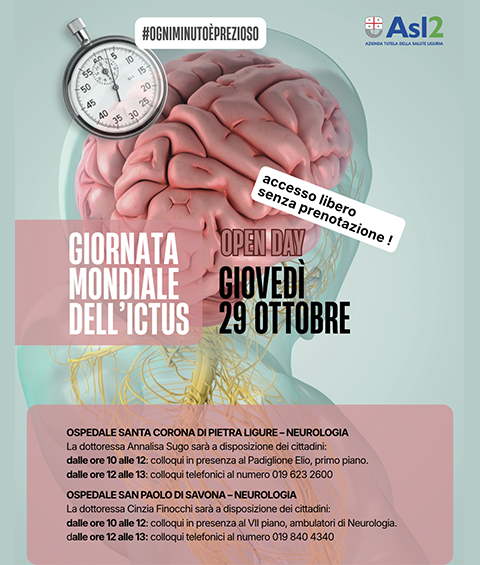 locandina Open Day Giornata mondiale dell'Ictus 2026