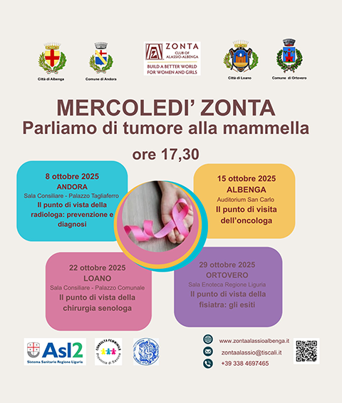 Programma incontri sul tumore alla mammella