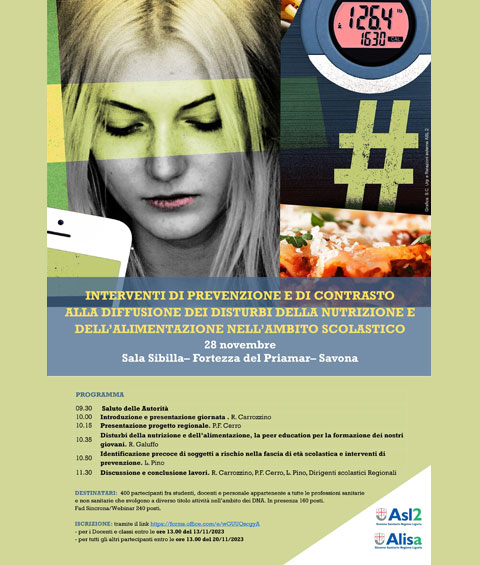 vai all'articolo sui disturbi dell'alimentazione