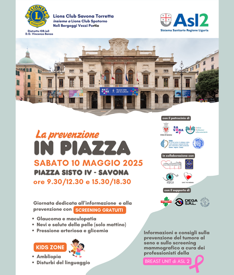 Evento prevenzione in piazza