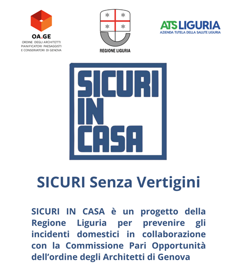 locandina campagna informativa sulla sicurezza in casa Safe at Home
