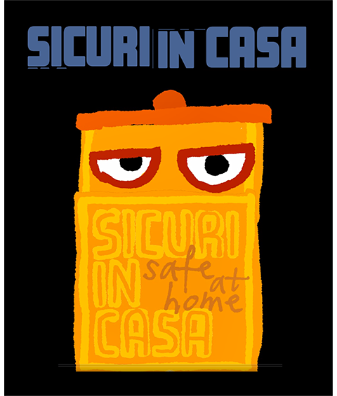 locandina campagna informativa sulla sicurezza in casa Safe at Home